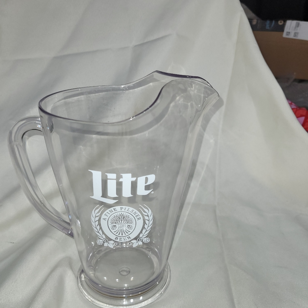 New Miller Lite Beer Plastic 64oz